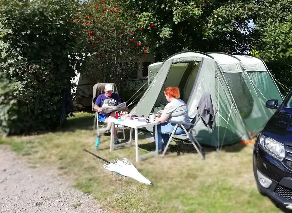 emplacement camping tente veules les roses